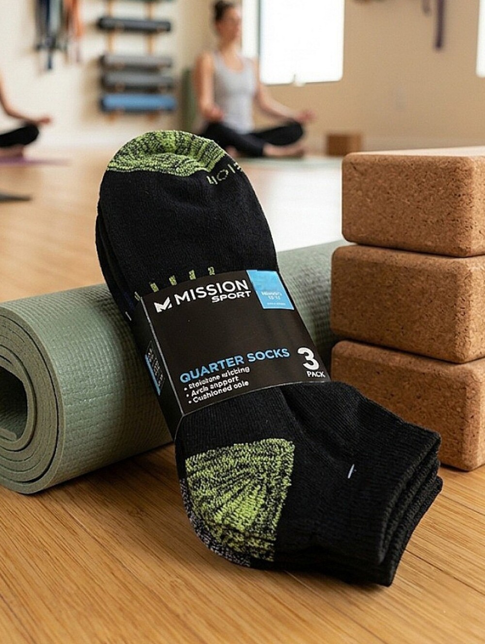 No Show Sport Socks 3 Pack